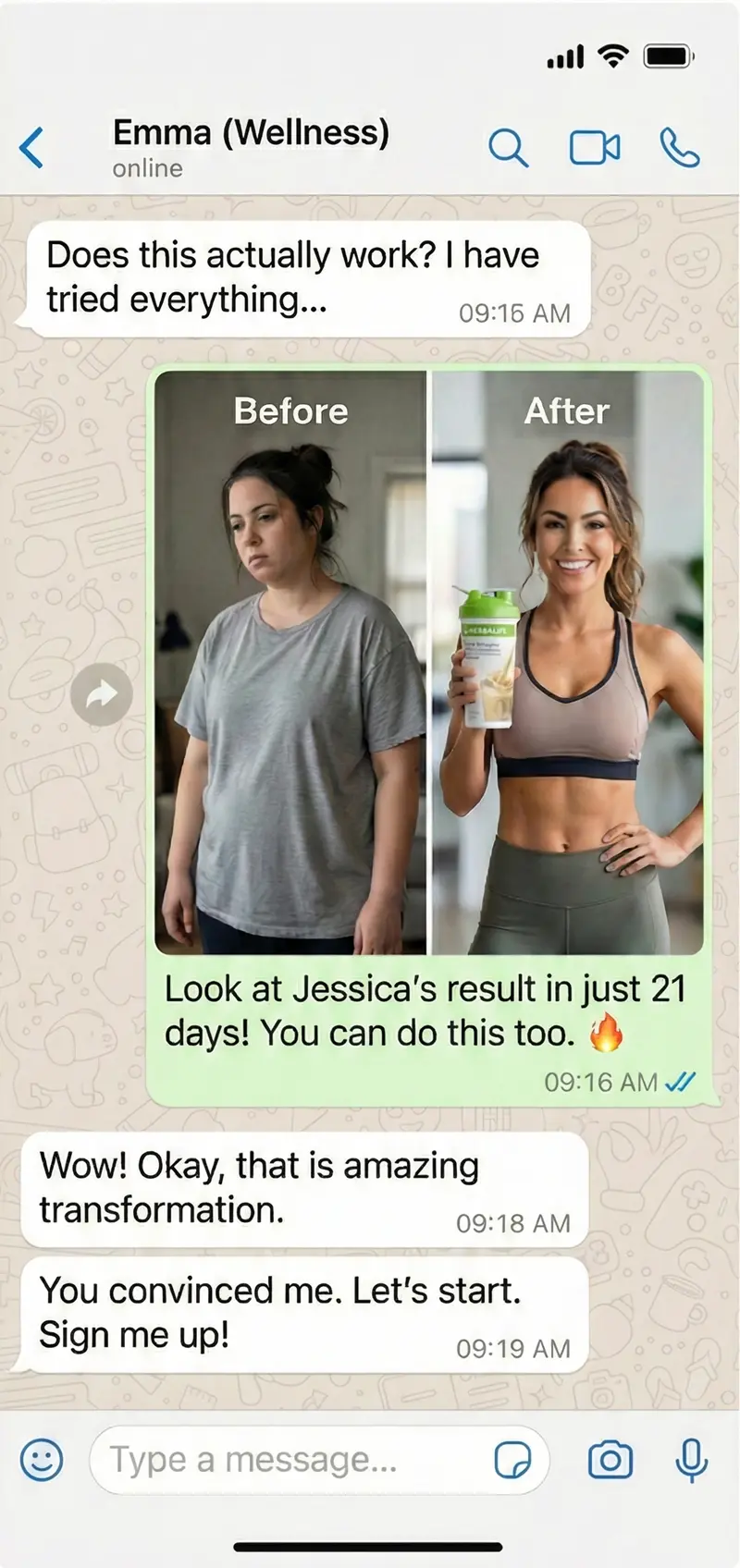 Conversion Screenshot